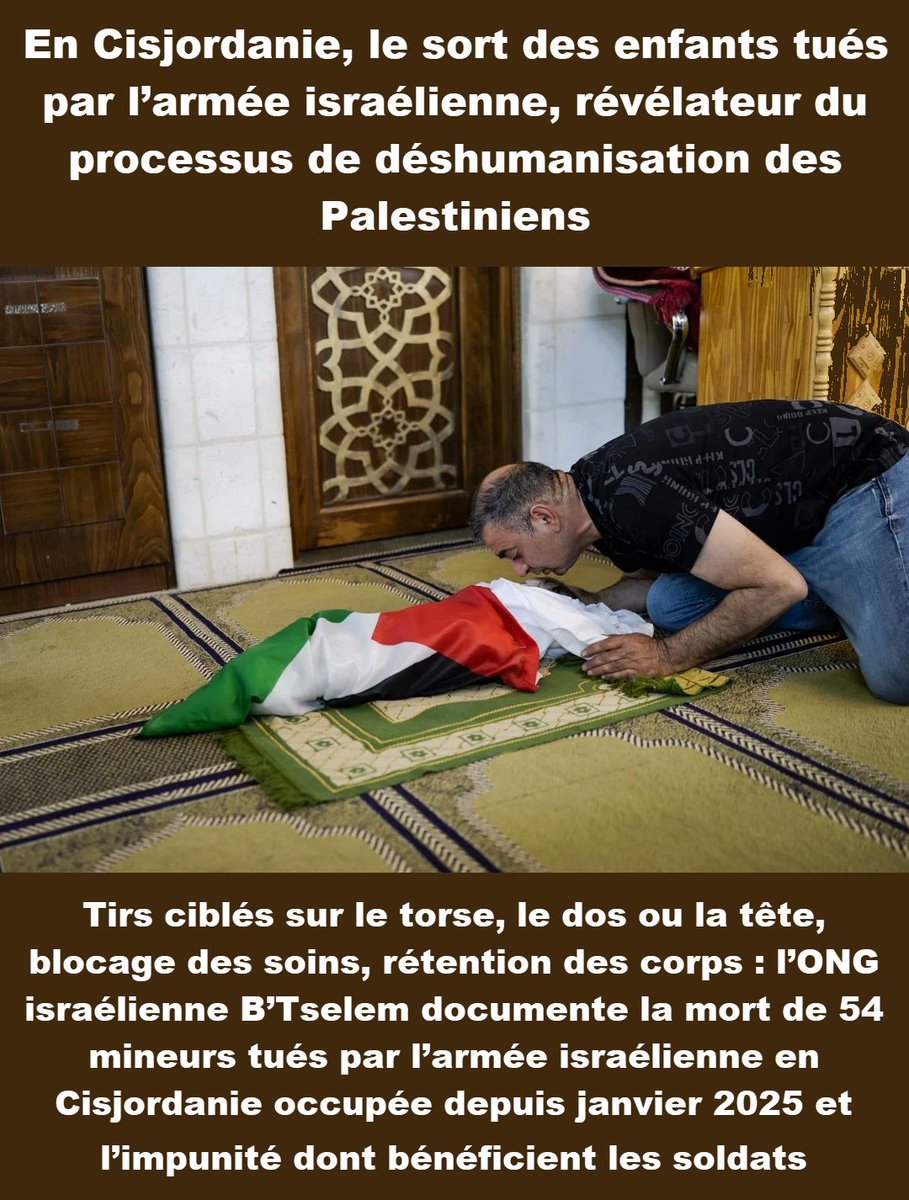 JRenardiere's tweet photo. Viser avec son arme de guerre et appuyer sur la gâchette. Toucher un  enfant ou un adolescent au niveau du torse, du dos ou dans la tête, et  non dans les jambes. Puis constater qu’il s’est effondré et qu’il perd  son sang sur le bitume ou sur la terre.
https://t.co/FxJjCD4nij https://t.co/KK5GegKJ77