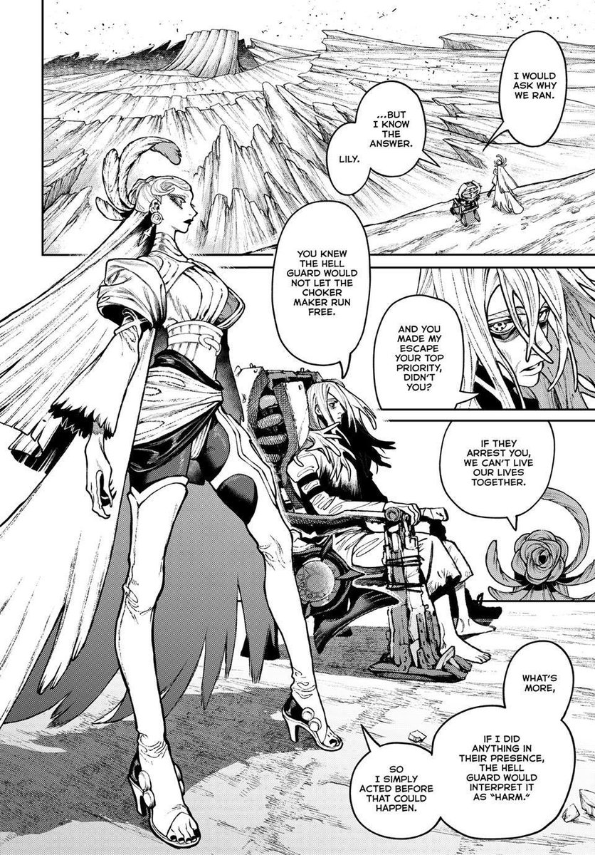 Danbewicked's tweet photo. #gachiakuta170
Too lily said i gotta put us first and she is so right and the fact that any action is considered “harm” to the hell guards is crazy https://t.co/vHT8srEEKN