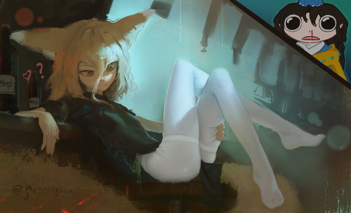 petricpwnz's tweet photo. "Is this outside world costume supposed to help attract more customers?"
#Touhou #東方Project https://t.co/lINJy5TVag