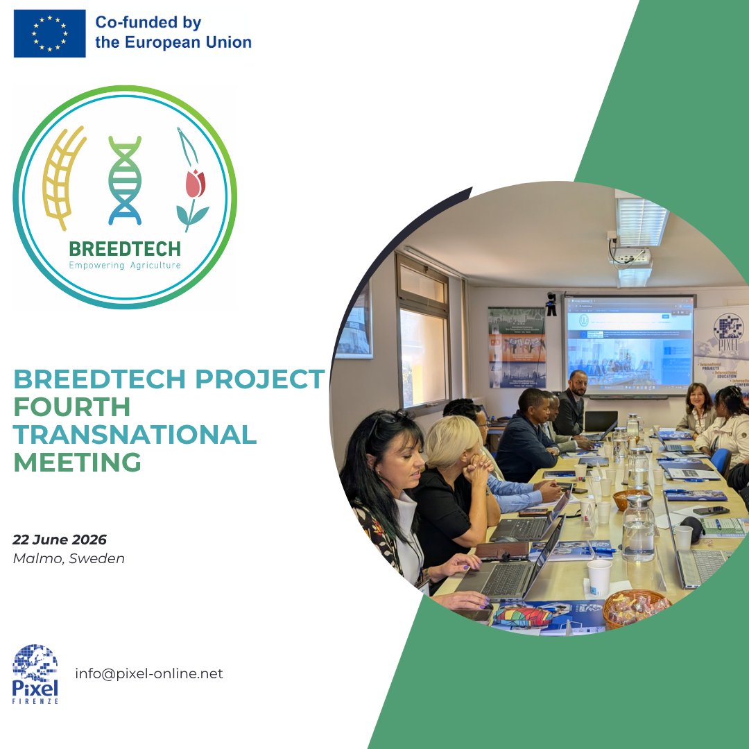 PixelFirenze's tweet photo. European Project promoting Plant Breeding and Biotechnology

Fourth International Meeting

 More information about the BREEDTECH European project is available at:

https://t.co/zhTjGZR1yN https://t.co/aKkH0S8zHo