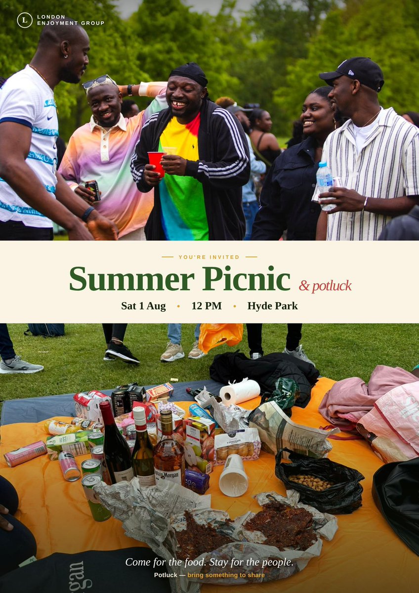 mr_hibeekay1's tweet photo. August 1st we outside in London!!! 

Bring something to share!!! https://t.co/Ag5barnHgx