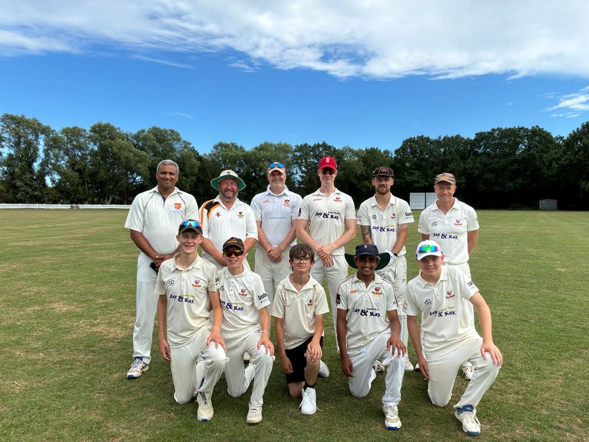OrpingtonCC's tweet photo. Our Sunday XI were out in force once again last weekend vs Bromley Town.
OCC came out on top with the highlights Joey &amp; Luke Constable opening the batting together, Jake Hillman with 54 and Ronnie Loxdale and Vihaan Kadian with 3 wkts each . 
Well done to both teams 👏 https://t.co/LIwfH6dJLz