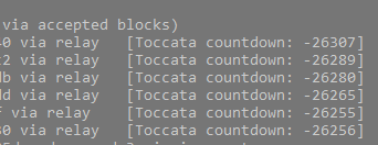 KaspaCrypto's tweet photo. $KAS Toccata hardfork: "I'm at the door!" :)

Less than 26,300 blocks (~2630 seconds, or 43m 50s) left! https://t.co/SqeC1V2uN5