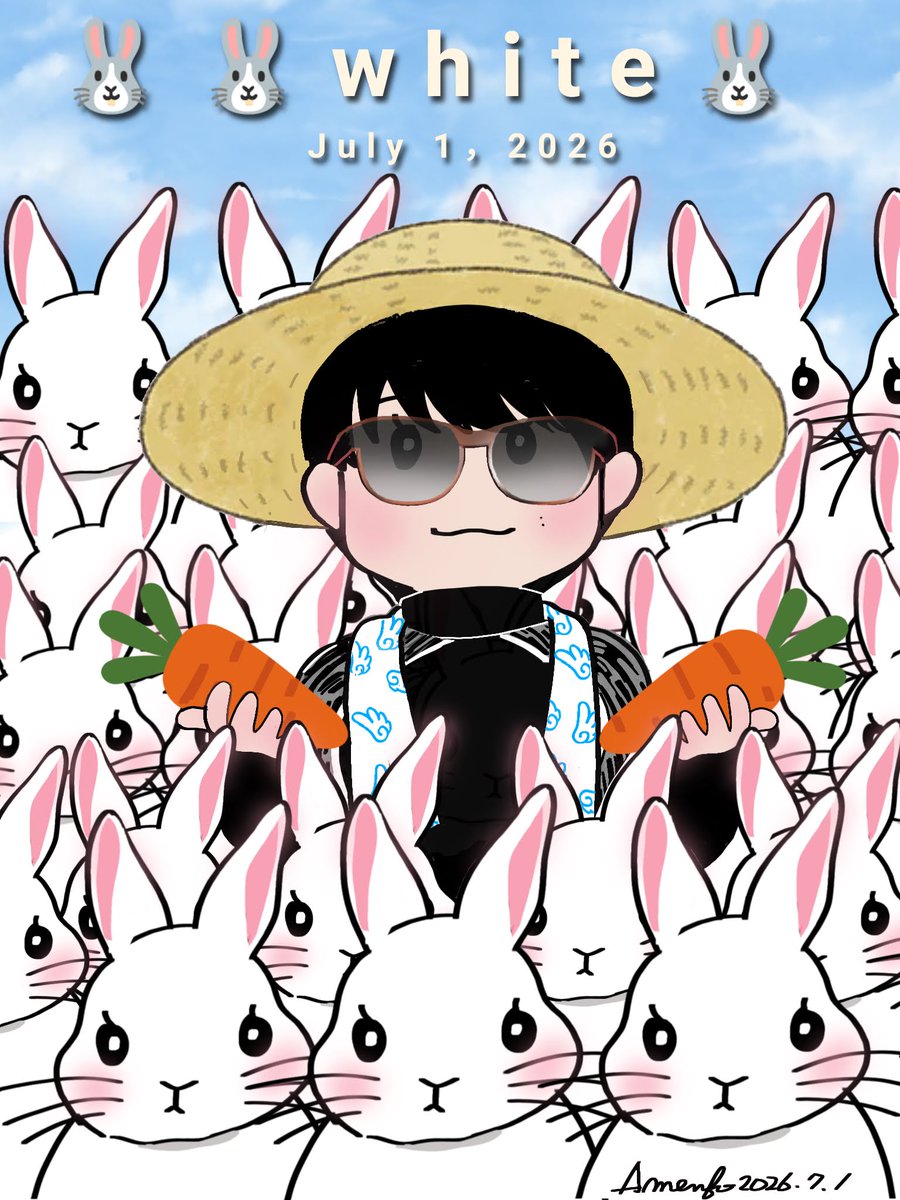 sora_akoshime's tweet photo. 🐰🐰white🐰
なぜかこのスタイルが気に入って
今月のホワラビに😂
あ、UAは通気性の良い素材です
(ほんとに!?🤣)
推しも皆さんも
健康で楽しい七月でありますように🙏
#羽生結弦
天候不安が多い季節なので自然災害にも気をつけましょうね😊 https://t.co/Cg7qAx4o8p