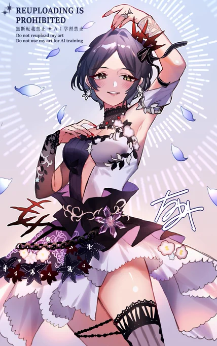 奏ちゃんお誕生日おめでとう 再掲 #もみやで #速水奏生誕祭2026 #速水奏誕生祭2026 #デレステ #アイマス
