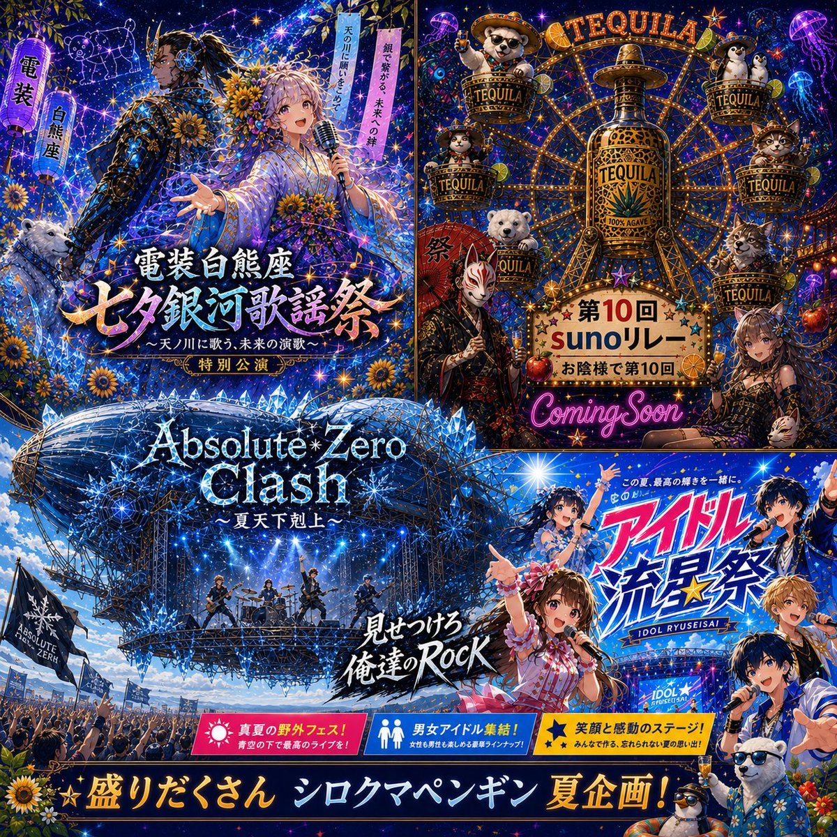 7〜8月上旬まで色々あります