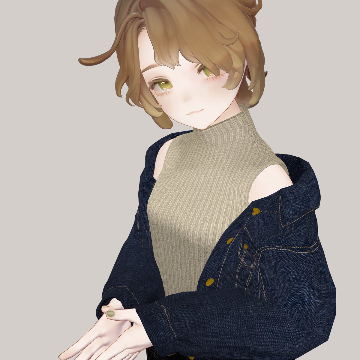 Hibari_VRC's tweet photo. この髪型ガチで良くて、配布とかは多分規約的に厳しいけど、自分用だけでもちゃんと整えたの作ろうかなと思うくらい。
#Marycia3D https://t.co/7ESFPoaXwV