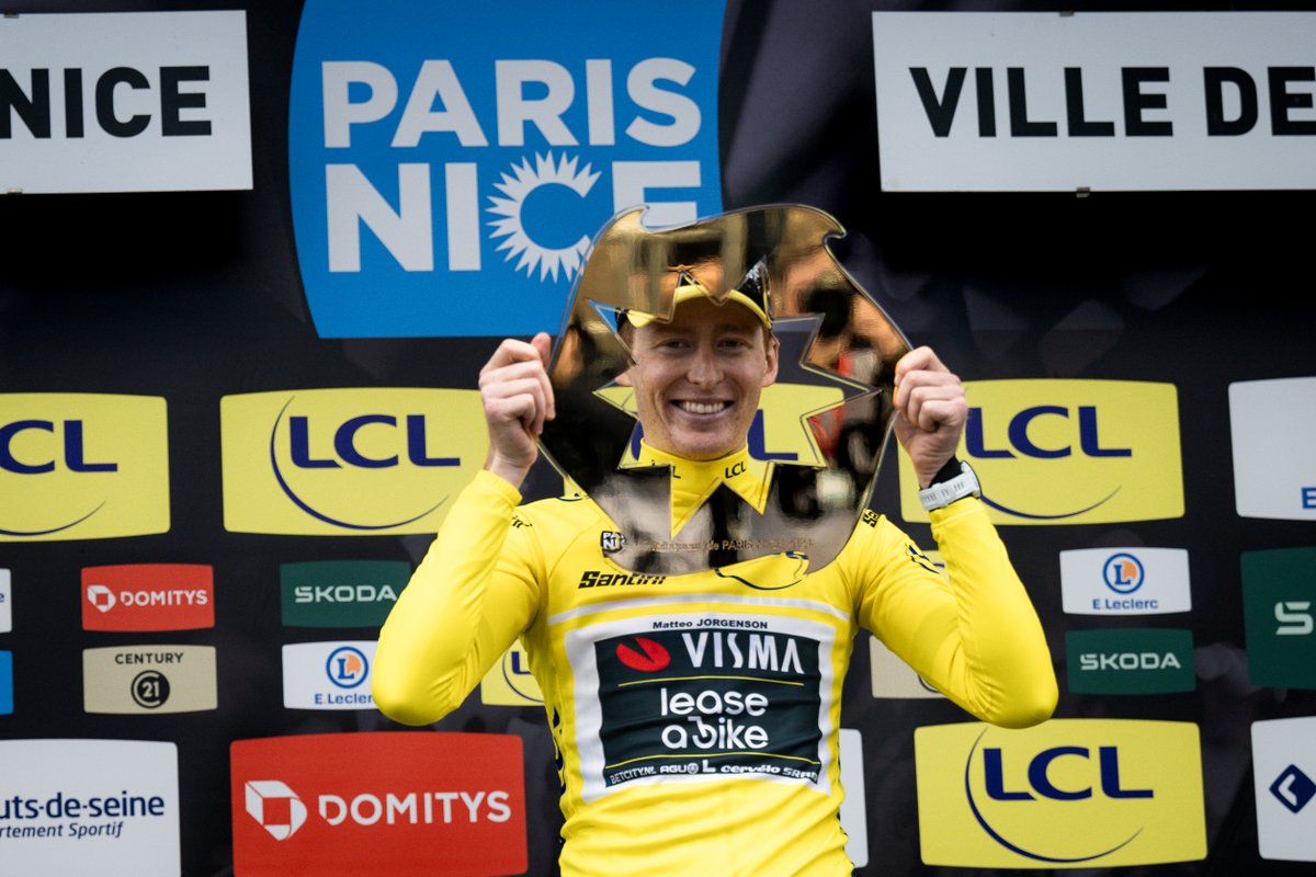 ParisNice's tweet photo. 🎉Joyeux anniversaire, Matteo Jorgenson!
Double vainqueur de Paris-Nice en 2024 et 2025, l'Américain fête aujourd'hui ses 27 ans 🌞💛
Enjoy! 🎈

🎉 Happy Birthday, Matteo Jorgenson! 
A back-to-back Paris-Nice champion in 2024 and 2025, the American celebrates his 27th birthday today 🌞💛
Enjoy! 🎈