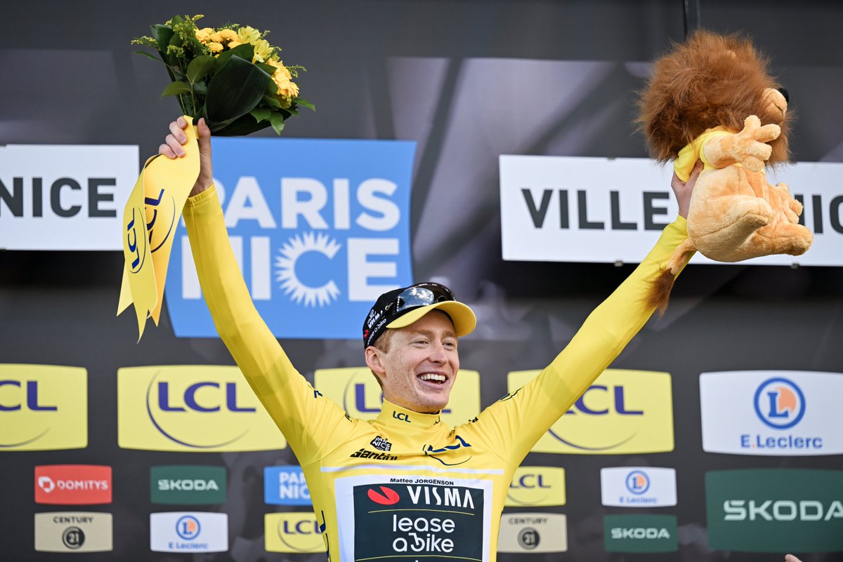 ParisNice's tweet photo. 🎉Joyeux anniversaire, Matteo Jorgenson!
Double vainqueur de Paris-Nice en 2024 et 2025, l'Américain fête aujourd'hui ses 27 ans 🌞💛
Enjoy! 🎈

🎉 Happy Birthday, Matteo Jorgenson! 
A back-to-back Paris-Nice champion in 2024 and 2025, the American celebrates his 27th birthday today 🌞💛
Enjoy! 🎈