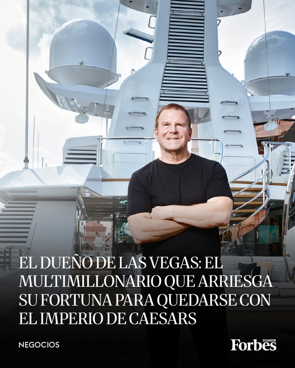 forbesecuador's tweet photo. #Negocios l Tilman Fertitta dejó la diplomacia con Trump para cerrar una operación de US$ 18.000 millones. Este fue su plan para controlar más de 50 casinos en Las Vegas.

Fertitta ya tiene su propia versión de la Ciudad Eterna en el negocio del juego. La semana pasada acordó comprar Caesars Entertainment por US$ 6.000 millones en efectivo y asumir una deuda superior a US$ 12.000 millones. Con una fortuna estimada en US$ 10.900 millones, Fertitta ya controla 500 restaurantes, 5.000 habitaciones de hotel, ocho casinos Golden Nugget a través de Fertitta Entertainment y los Houston Rockets.

👉🏻 Lee y conoce el plan del dueño de Las Vegas, aquí: https://t.co/9GIFn1CckW

#ForbesEcuador #millonarios #lasvegas #tilmanfertitta