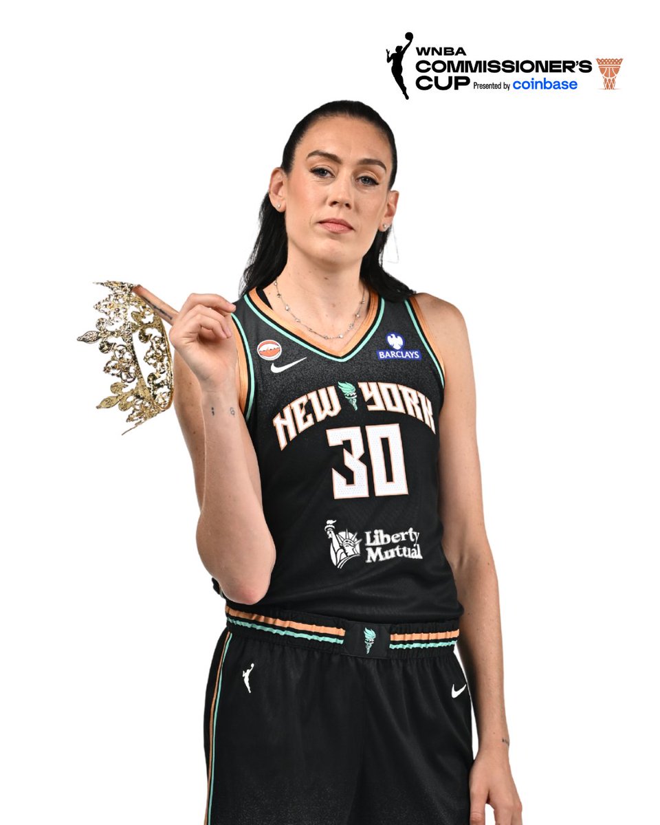 WNBA's tweet photo. Ready for the moment 👑

2026 WNBA Commissioner's Cup Championship TONIGHT at 7pm/ET on Prime!

Presented by @coinbase https://t.co/mUQczCUPRs
