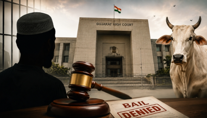 OpIndia_com's tweet photo. "The cow is sacred to Hindus and Jains. Repeated cow slaughter can hurt religious sentiments and trigger social unrest."

Citing these observations and the accused's history of eight similar cases, the Gujarat High Court refused bail to Mohammad Arif in the beef smuggling case.

@MeghalHparmar breaks down the court's reasoning and why it rejected his plea:

https://t.co/I2pVReKpD1