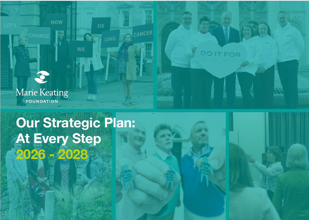 MarieKeating's tweet photo. Today we're proud to launch the Marie Keating Foundation Strategic Plan 2026–2028.
This will guide our work over the next 3 years as we continue to help people reduce cancer risk, recognise the early signs of cancer, &amp; access trusted support.  
https://t.co/UDX8PtfhWf
#EveryStep https://t.co/cccKHbcHgU