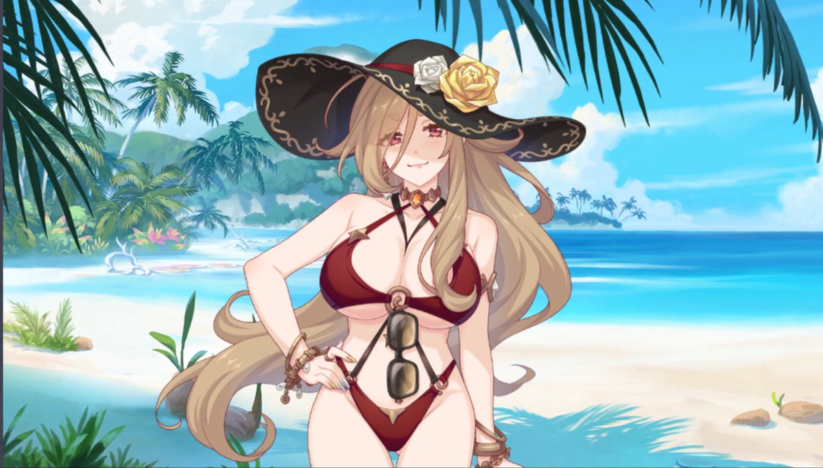 plada_pd's tweet photo. かれこれ8年近くプリコネやってきましたが今回の水着クレジッタさんがダントツです https://t.co/H6Zew1I22U