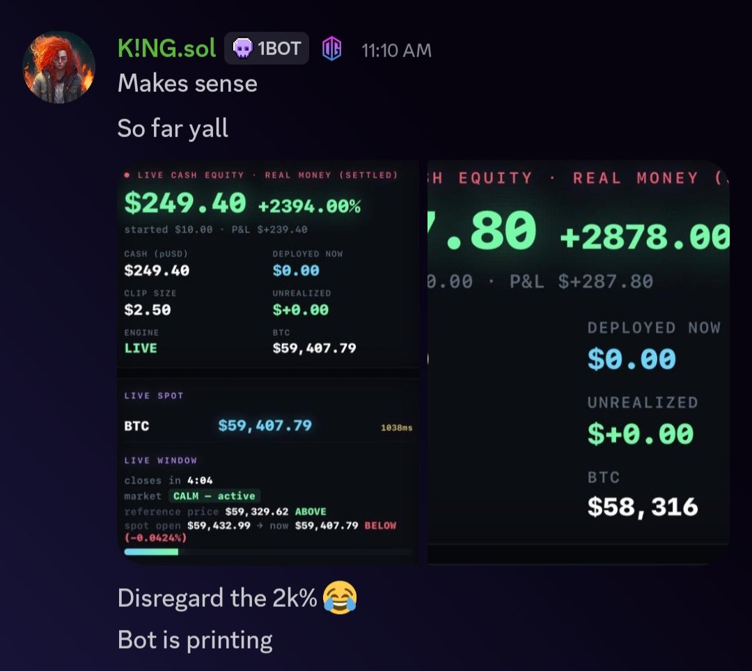 B_O_T_NFT's tweet photo. 🟣 Community testing is LIVE for the @B_O_T_NFT family.🤖

Our beta crew is already putting the Polymarket bot to work while we lock in the perps bot behind the scenes.

Every trade, every bug, every bit of feedback gets us one step closer to a release that's built for the masses.

We're just getting started. 🚀