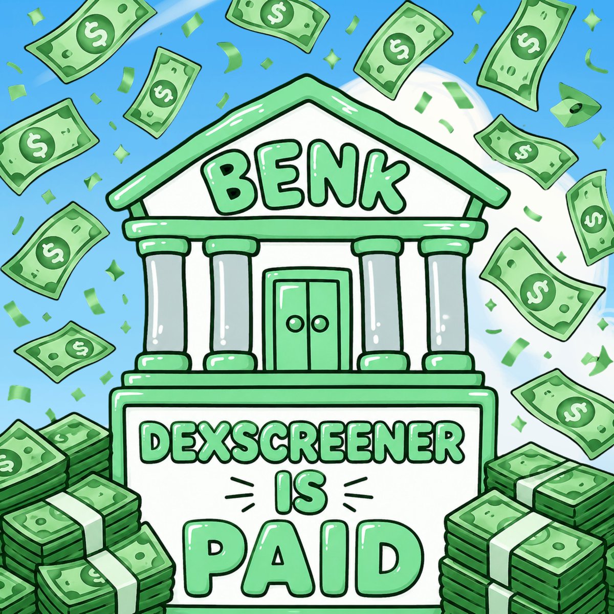 thebenkcoin's tweet photo. We've just paid Dexscreener Update for $BENK https://t.co/2kCRwek01J