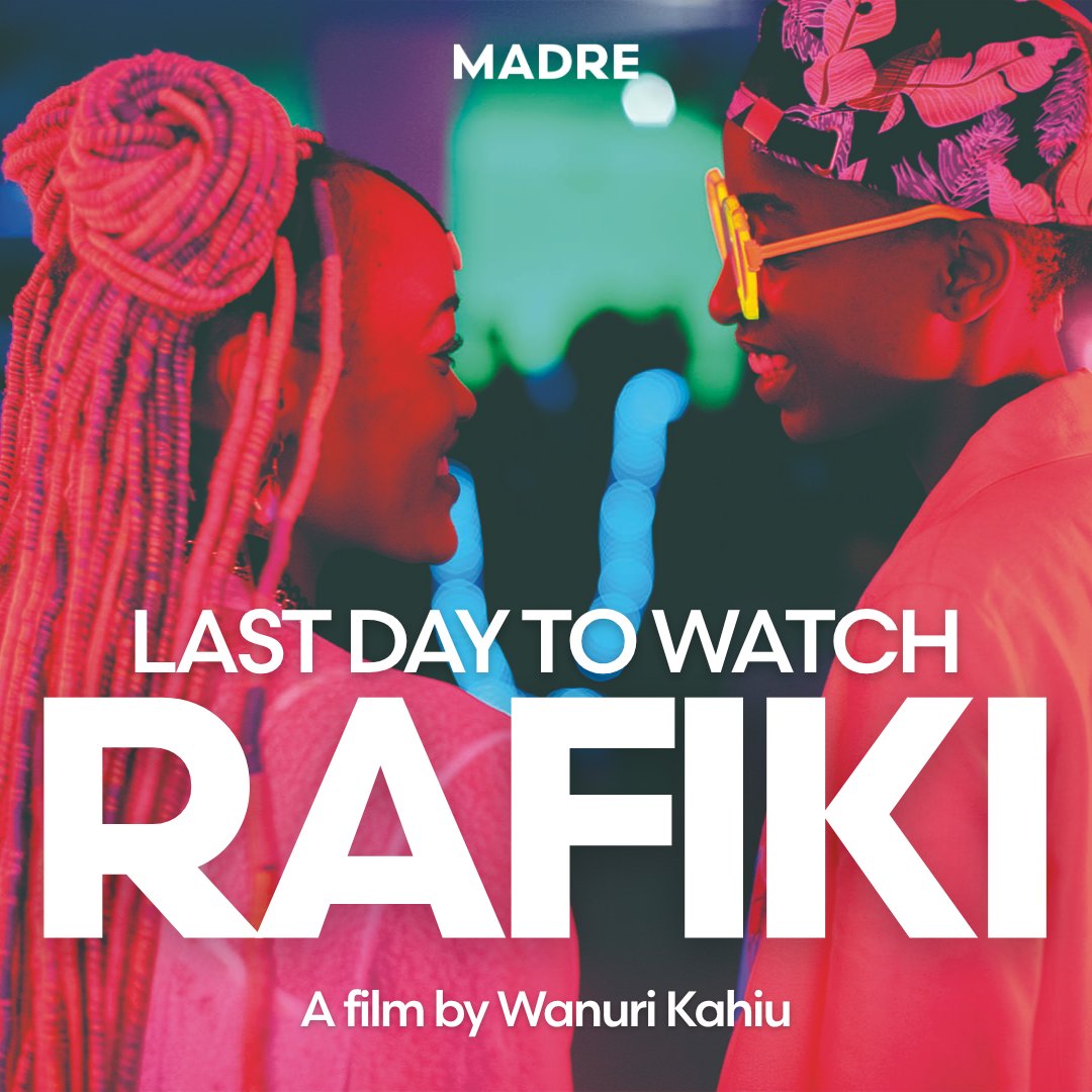 MADREspeaks's tweet photo. It’s the last day to join our Pride Month digital screening featuring Wanuri Kahiu’s ‘Rafiki”. If you watched the film, send the link to a friend and share a reflection in the comments below! Tell us what stood out to you the most. https://t.co/VPlvIivIMh https://t.co/mLjEECqyKD
