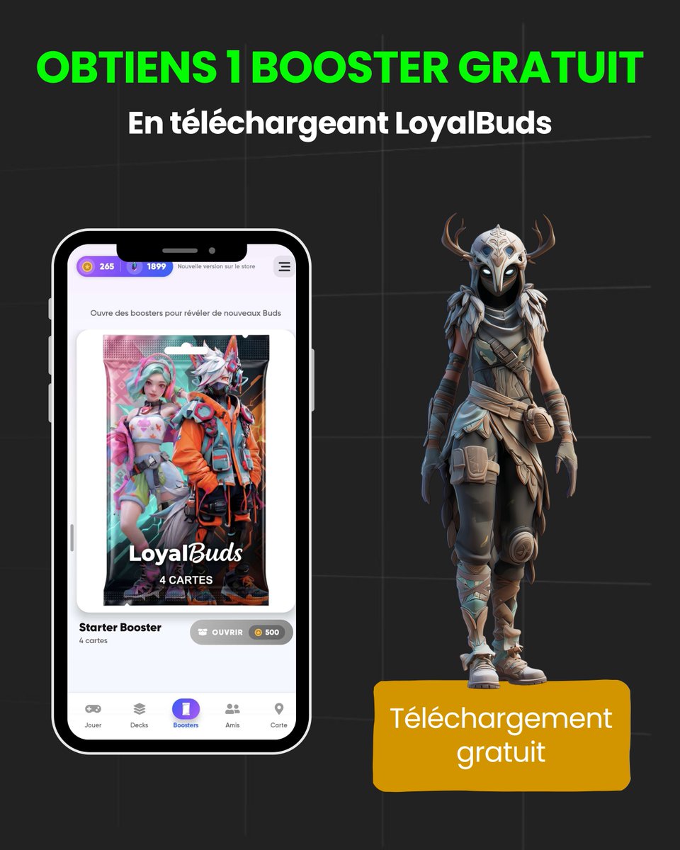 LoyalBuds's tweet photo. Tu te souviens de cette adrénaline quand tu déchirais un booster de cartes Pokémon ou Magic ? 🃏

Ce frisson de choper LA carte rare...

Et si ce même frisson pouvait sauver tes commerçants de quartier ?

On a créé quelque chose de spécial. 🧵👇 https://t.co/XMSHQUF7Hl