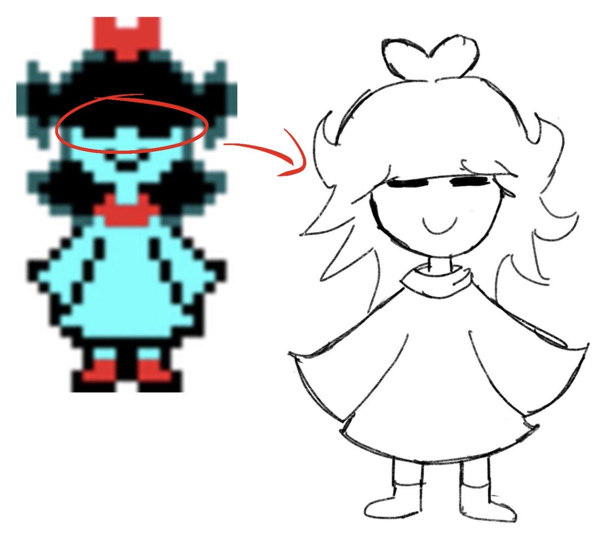 Minelda88's tweet photo. I can't help but see them as closed eyes
#deltarune https://t.co/ncHdvMeKgg