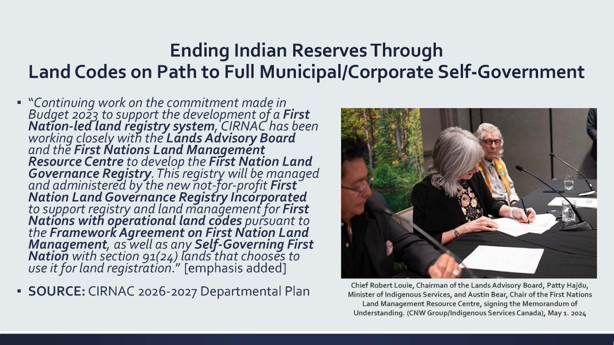 RussDiabo's tweet photo. Tomorrow is July 1st, UNSETTLING CANADA DAY, so I thought I'd reshare this presentation!

#RiseUp #WiseUp 

LONGSTANDING FEDERAL PLAN TO END THE INDIAN ACT, INDIAN RESERVES &amp; INDIAN STATUS 

Ending the Indian Act: What Is Really at Stake for First Nations 1/6 https://t.co/wN26VxCxdT