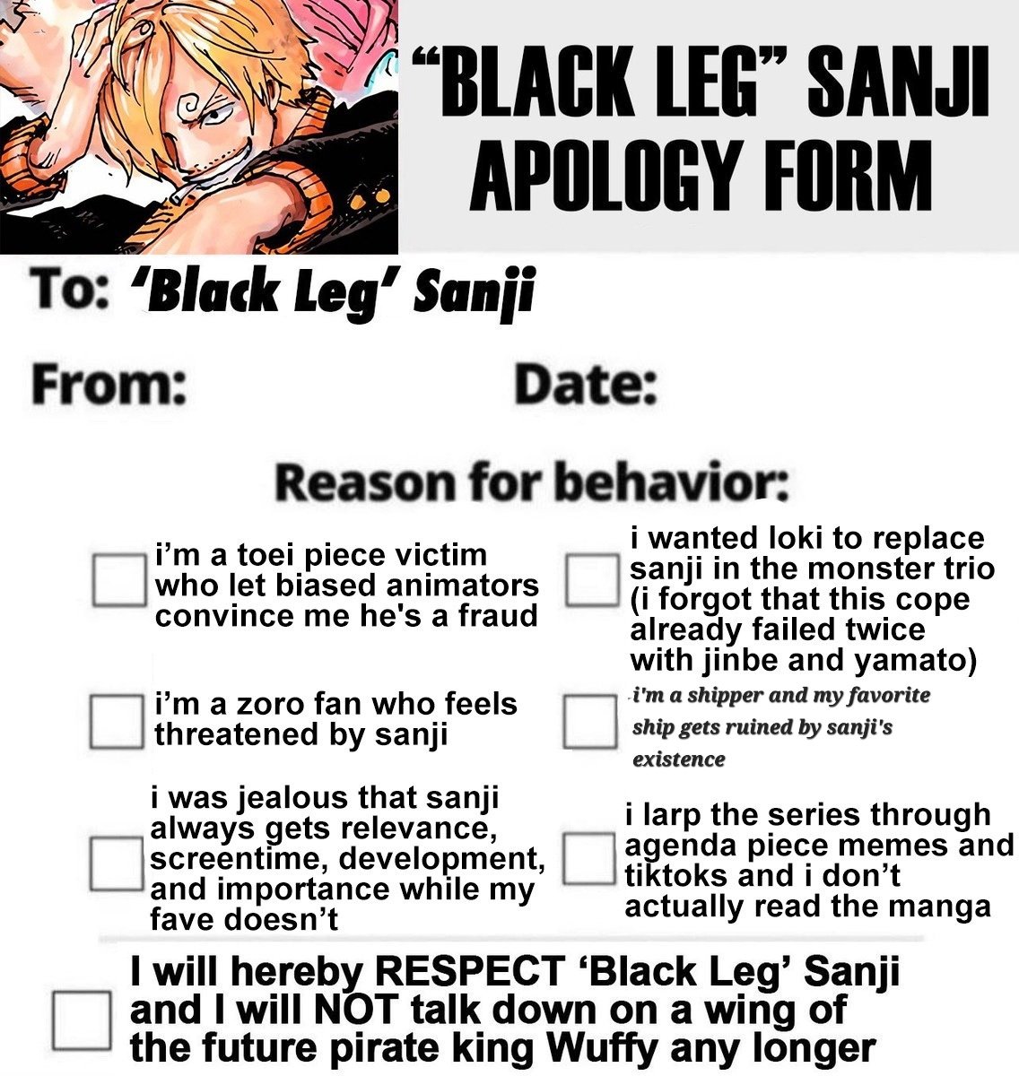 HumanoidFrog's tweet photo. #ONEPIECE1187
OPTWT ITS TIME TO SIGN THIS https://t.co/3Y4J7dEJyP