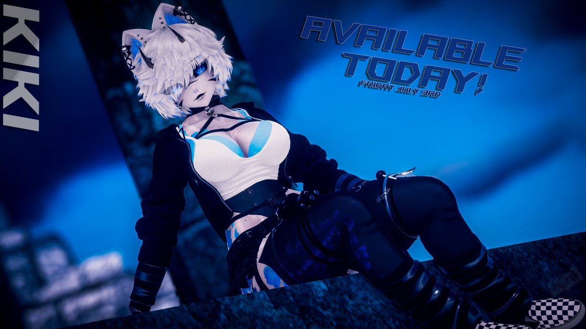 Jackie_Jack_VR's tweet photo. Kiki releases today!
By @BeardieChan 
Go and pick her up, she is a cutie~ https://t.co/AW3CodgzlV