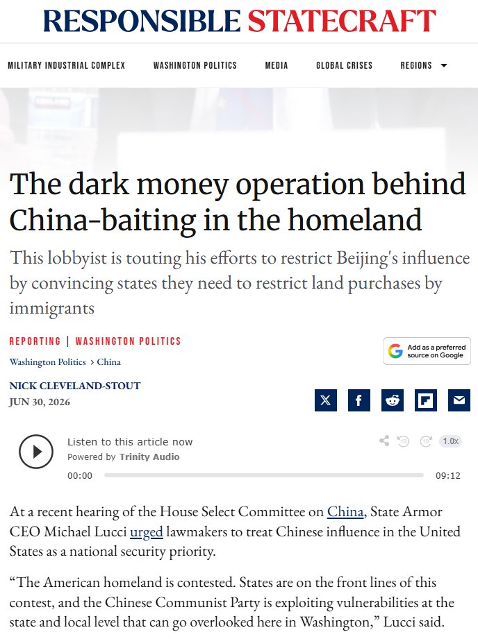 Wess_Miller's tweet photo. @Michael7ucci's "State Armor" playbook is a masterclass in performative, dark-money-fueled fearmongering.

He’s not protecting America; he’s manufacturing crises to push an agenda that is as dangerous as it is incompetent. Let’s look at the receipts from Nick Cleveland-Stout (@nick_clevelands):

1️⃣ The Extremism: Lucci thinks we should consider denaturalizing American citizens born here. Stripping rights from your own neighbors isn’t national security—it’s un-American paranoia.

2️⃣ The Dark Money: These bills lack any real organic support. They are products of dark-money lobbying designed to push radical, divisive agendas in the shadows.

3️⃣ The Incompetence: Lucci’s policies are so poorly drafted they threaten to gut massive American employers like Walmart and 3M—forcing him to scramble for amendments to fix his own mess.

It’s time to stop letting professional lobbyists sell us a boogeyman. Read the full investigation here: [https://t.co/OVoa3oTsuF]

#StateArmor #Accountability #NationalSecurity #Transparency