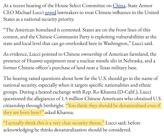 Wess_Miller's tweet photo. @Michael7ucci's "State Armor" playbook is a masterclass in performative, dark-money-fueled fearmongering.

He’s not protecting America; he’s manufacturing crises to push an agenda that is as dangerous as it is incompetent. Let’s look at the receipts from Nick Cleveland-Stout (@nick_clevelands):

1️⃣ The Extremism: Lucci thinks we should consider denaturalizing American citizens born here. Stripping rights from your own neighbors isn’t national security—it’s un-American paranoia.

2️⃣ The Dark Money: These bills lack any real organic support. They are products of dark-money lobbying designed to push radical, divisive agendas in the shadows.

3️⃣ The Incompetence: Lucci’s policies are so poorly drafted they threaten to gut massive American employers like Walmart and 3M—forcing him to scramble for amendments to fix his own mess.

It’s time to stop letting professional lobbyists sell us a boogeyman. Read the full investigation here: [https://t.co/OVoa3oTsuF]

#StateArmor #Accountability #NationalSecurity #Transparency
