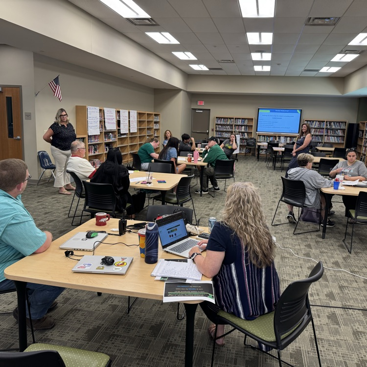 gctjrhigh's tweet photo. Teachers working in the summer to serve our students better. Enjoy and learn in the summer. Great Day to Be A Jr Eagle! 🦅 https://t.co/VLpKIIVzNS