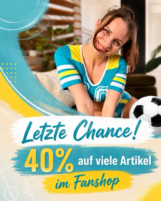 MaryWet - Letzte Chance für meinen Fanshop Sale 💛 Heute bekommst du noch 40% auf viele Artikel. Danach ist die Aktion vorbei. Sicher dir dein Lieblingsteil, bevor der Abpfiff kommt 😘 👉 https://t.co/9eQpSz4ht9 https://t.co/i3FxVbaCOx