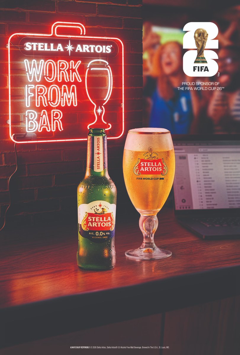 CollegeCityBEV's tweet photo. Blocked off tomorrow for “remote work.” 🍺⚽
Translation: bar seat secured, Stella ready for the semifinals kickoff.
#WorkFromBar #GameDayPrep #StellaArtois #FIFAWorldCup2026 https://t.co/lbni7IEFZK