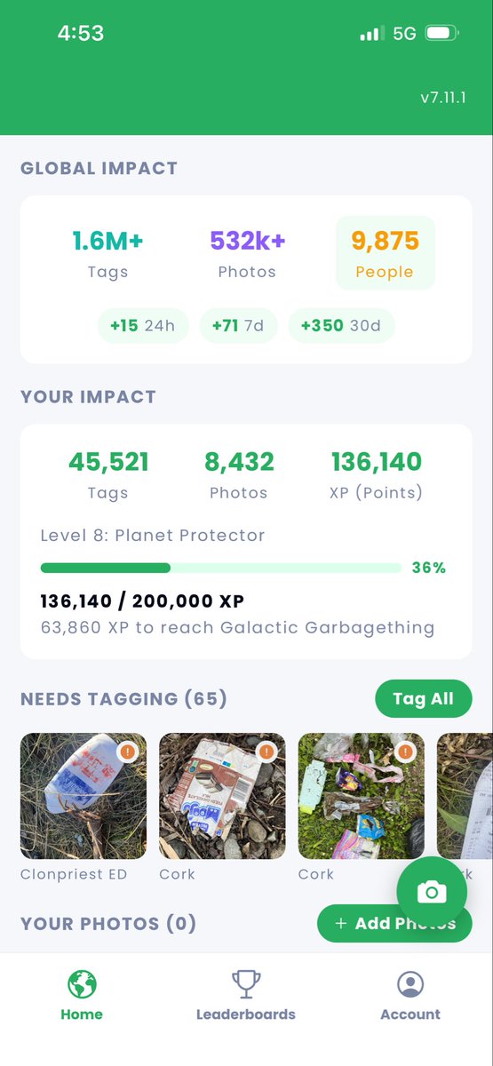 OpenLitterMap's tweet photo. 350 new people in the last 30 days
71 in the last week
15 in the last 24 hours
๐ช๐ #openlittermap https://t.co/FLh5ZFQHFv
