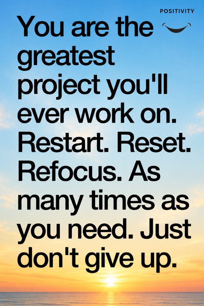 PositivitySaid's tweet photo. https://t.co/yGxweaBWhg