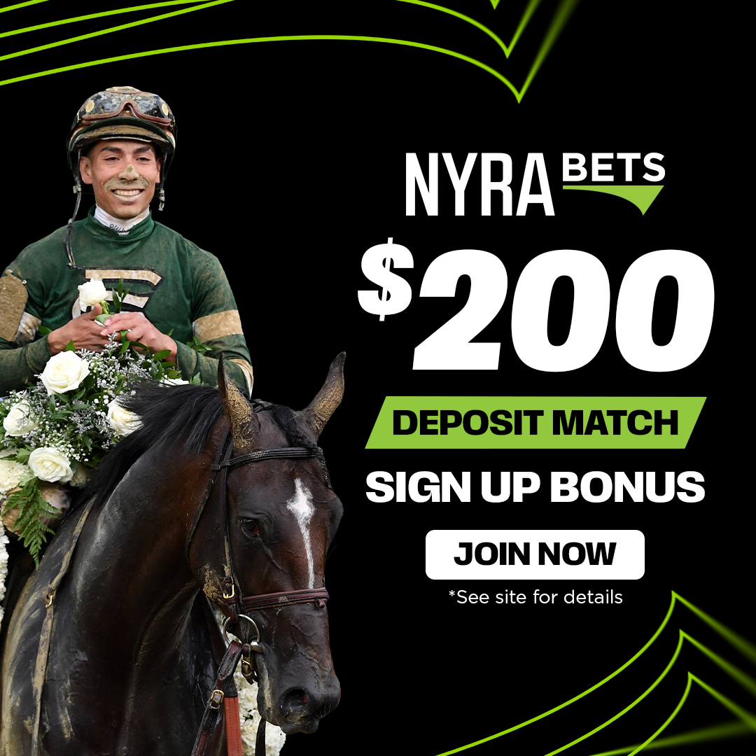 NYRABets's tweet photo. 💰 $200 sign up bonus for new players! Bet the horse races from Saratoga and 300+ tracks nationwide, all summer and start winning today.