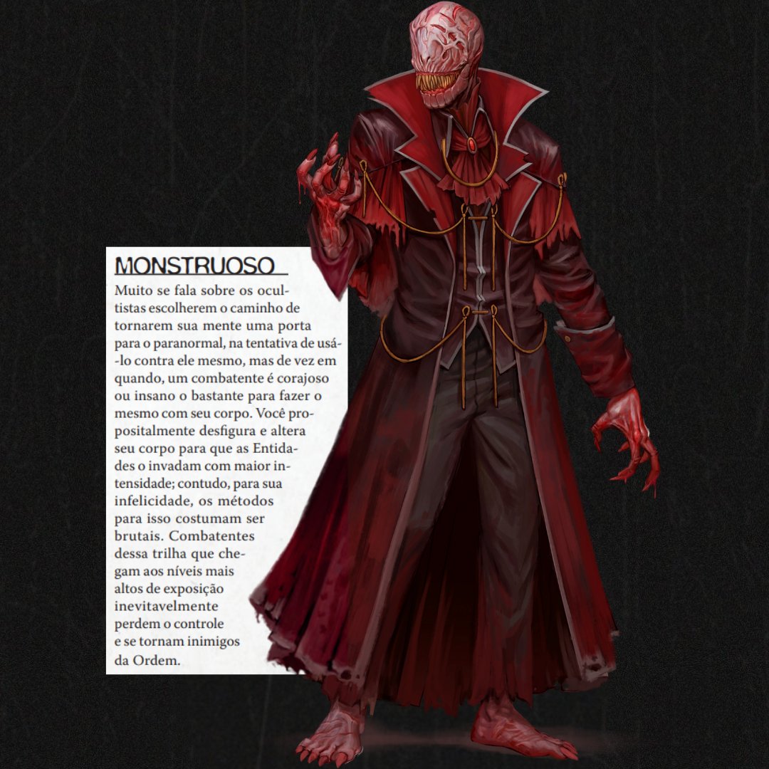 Agc4569's tweet photo. Isso, junto do emoji "🧛" que ta no nome do chat dos arquivos, ta mais que confirmado kkkkk

Oque eu mais quero é um variação da trilha de Monstruoso pra ser trilha geral, pra ter Monstruoso Ocultista e Especialista https://t.co/ijj9U7WuwQ