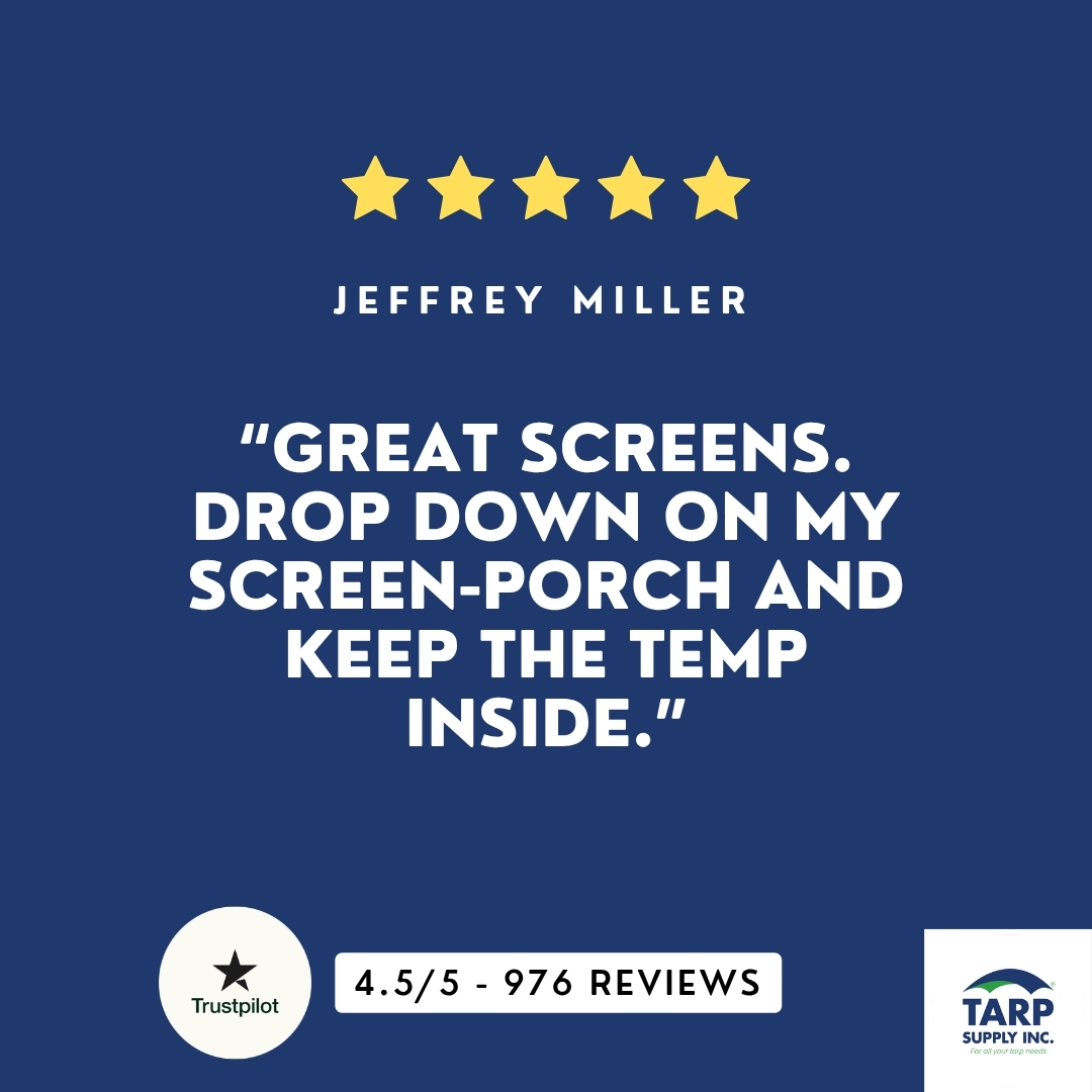 tarpsupplyinc's tweet photo. Thank you, Jeffrey, for your 5-star Trustpilot review! Your kind words inspire us to keep delivering the best service. We appreciate you!
Share your review now!
Trustpilot: https://t.co/ptKTG1D7B4
Google: https://t.co/mjx39rkSVV
#TrustPilot #GoogleReviews #TarpSupplyInc https://t.co/VJ8zMy9NLP