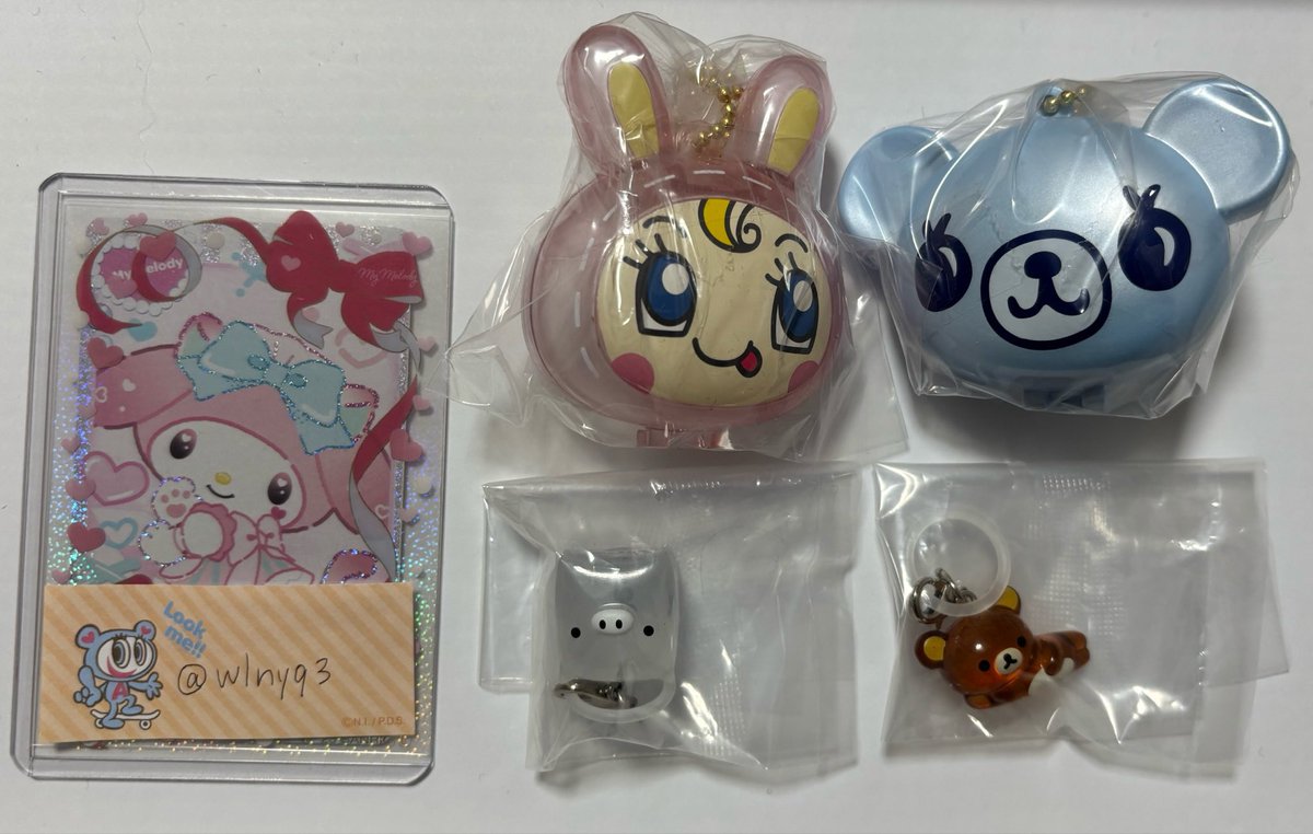 wlnyq3's tweet photo. 交換 譲渡 めじるしアクセサリー ガチャ
ナルミヤキャラクターズ スイングケース
サンエックスユニバース マスコットチャーム

求 定価+送料
(同種2点または4点全ての譲渡)

paypay 郵送となります https://t.co/qSWAEmkTIw