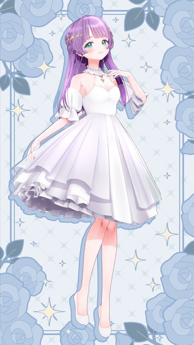 mochi8hiyoko's tweet photo. お誕生日＆新衣装ありがとうございました～！！！

ドレス衣装、うつくしいね～～～！ https://t.co/G1Jv9OL0Nk