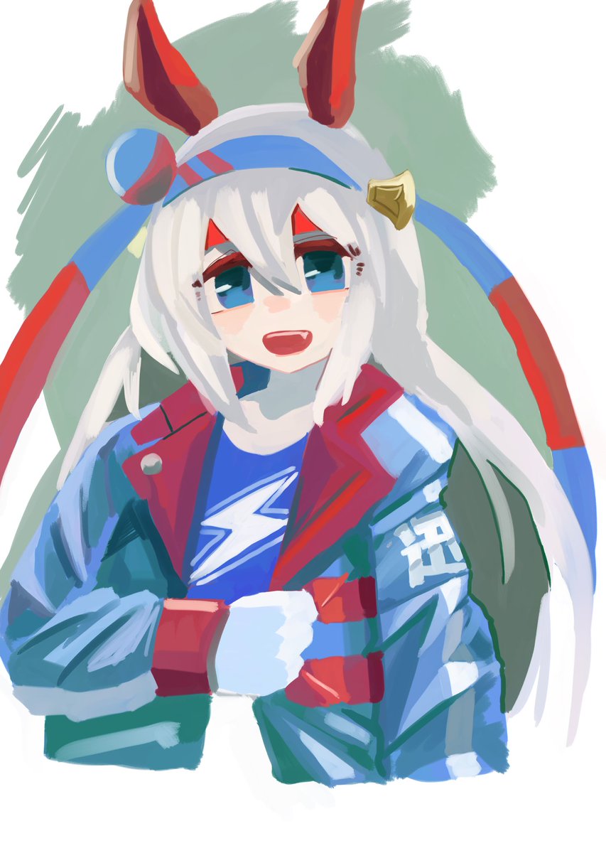 okayu_oziya_'s tweet photo. タマモクロス！ https://t.co/qqbL7RBpIG