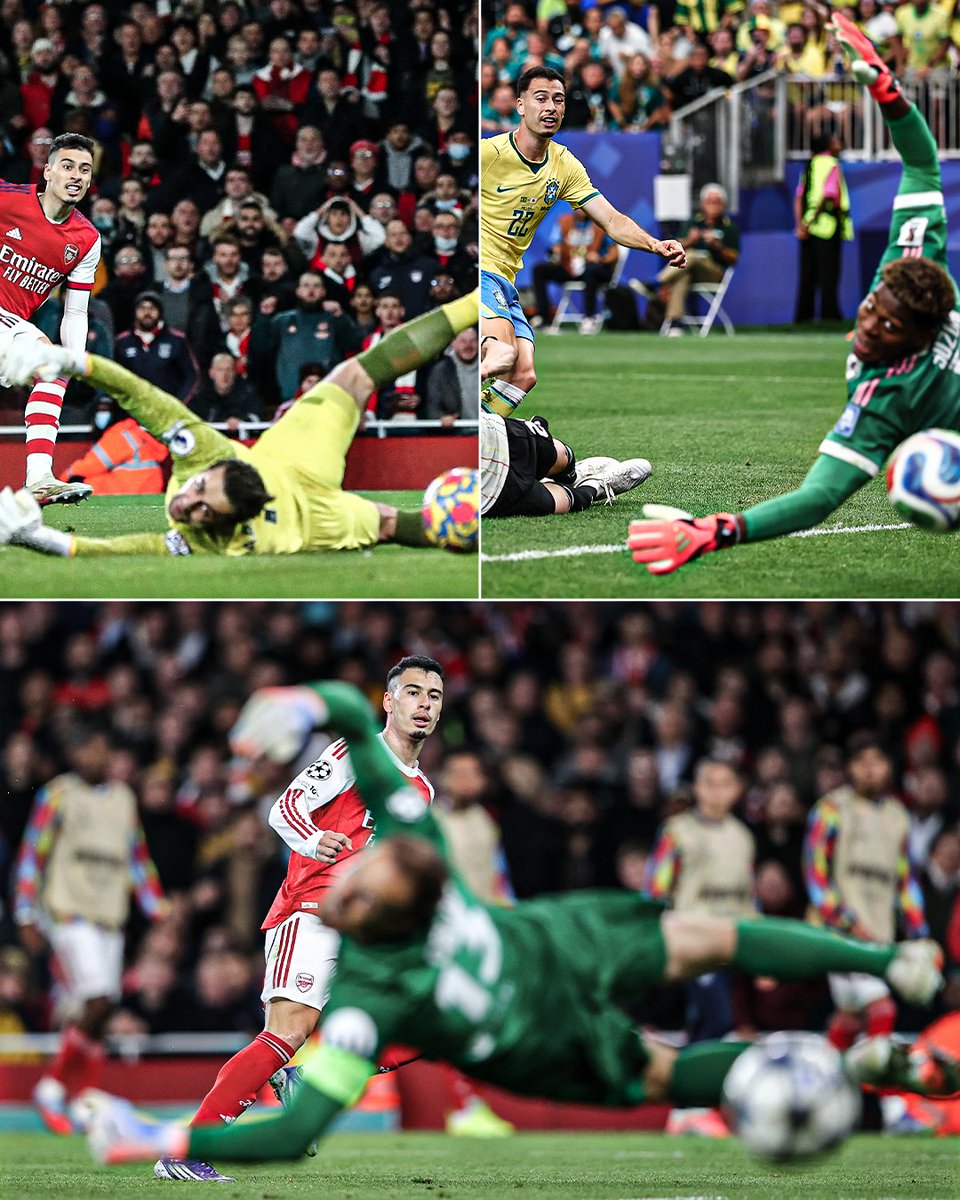ESPNUK's tweet photo. Gabriel Martinelli always has goalkeepers looking behind them with finishes like this 🎯 https://t.co/3KK4B4euXw