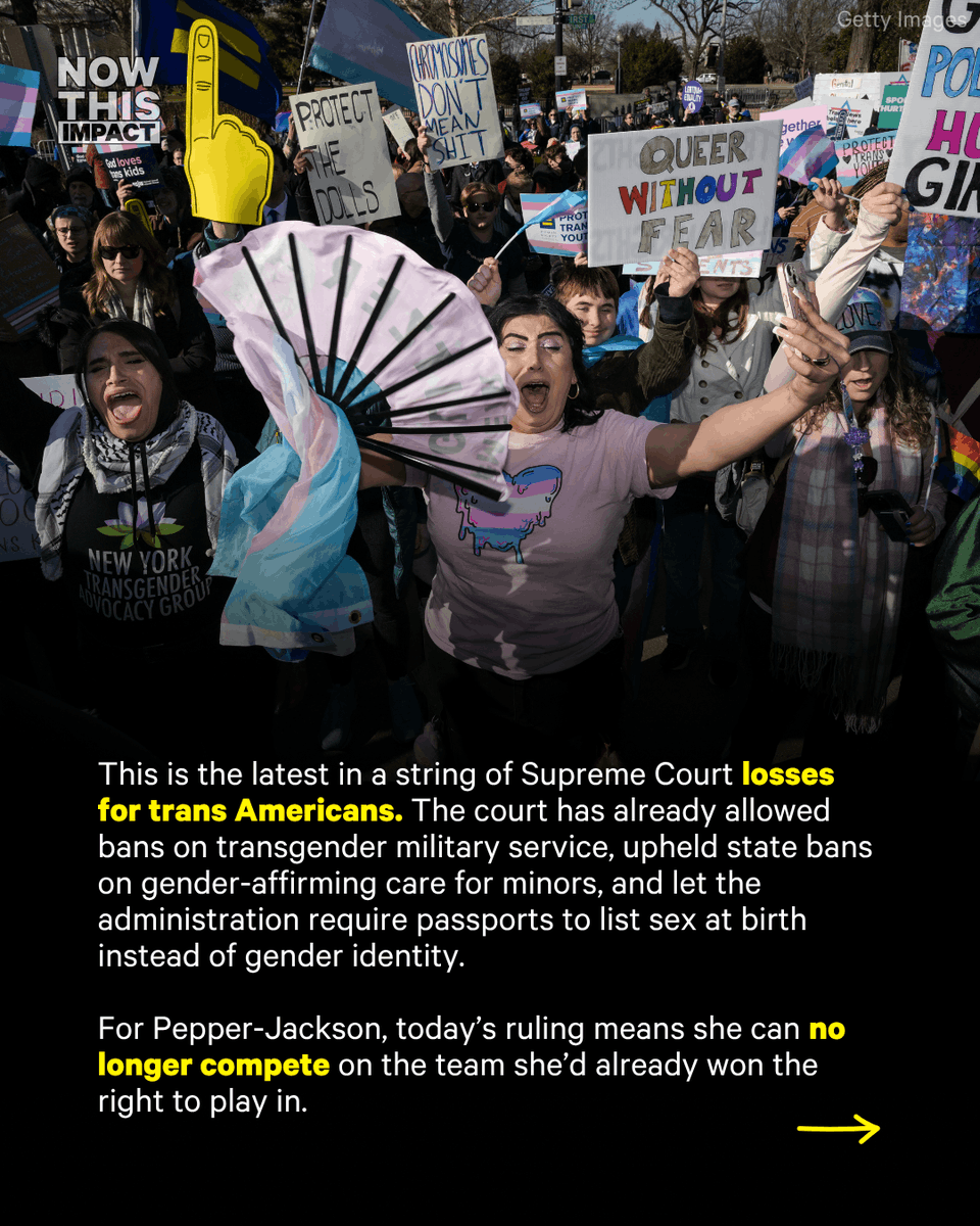 nowthisimpact's tweet photo. Becky Pepper-Jackson won this fight in court twice, and the Supreme Court just took it back. https://t.co/tjPINKQGwD