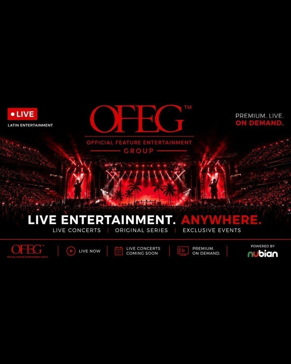 ofegrp's tweet photo. Bad Bunny wins Album of the Year. Karol G headlines Coachella.
Shakira scores the World Cup anthem. Latin culture is not coming.
It's here. 🌍🖤
#LatinEntertainment #OFEG #OTTAlliance #NubianTV #LatinMusic https://t.co/v8ZxzFRlBV