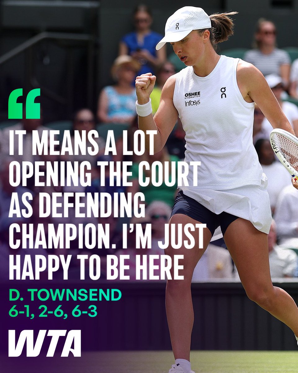 WTA's tweet photo. This was more than just tennis for @iga_swiatek 🫶 https://t.co/aHdt2XLveh