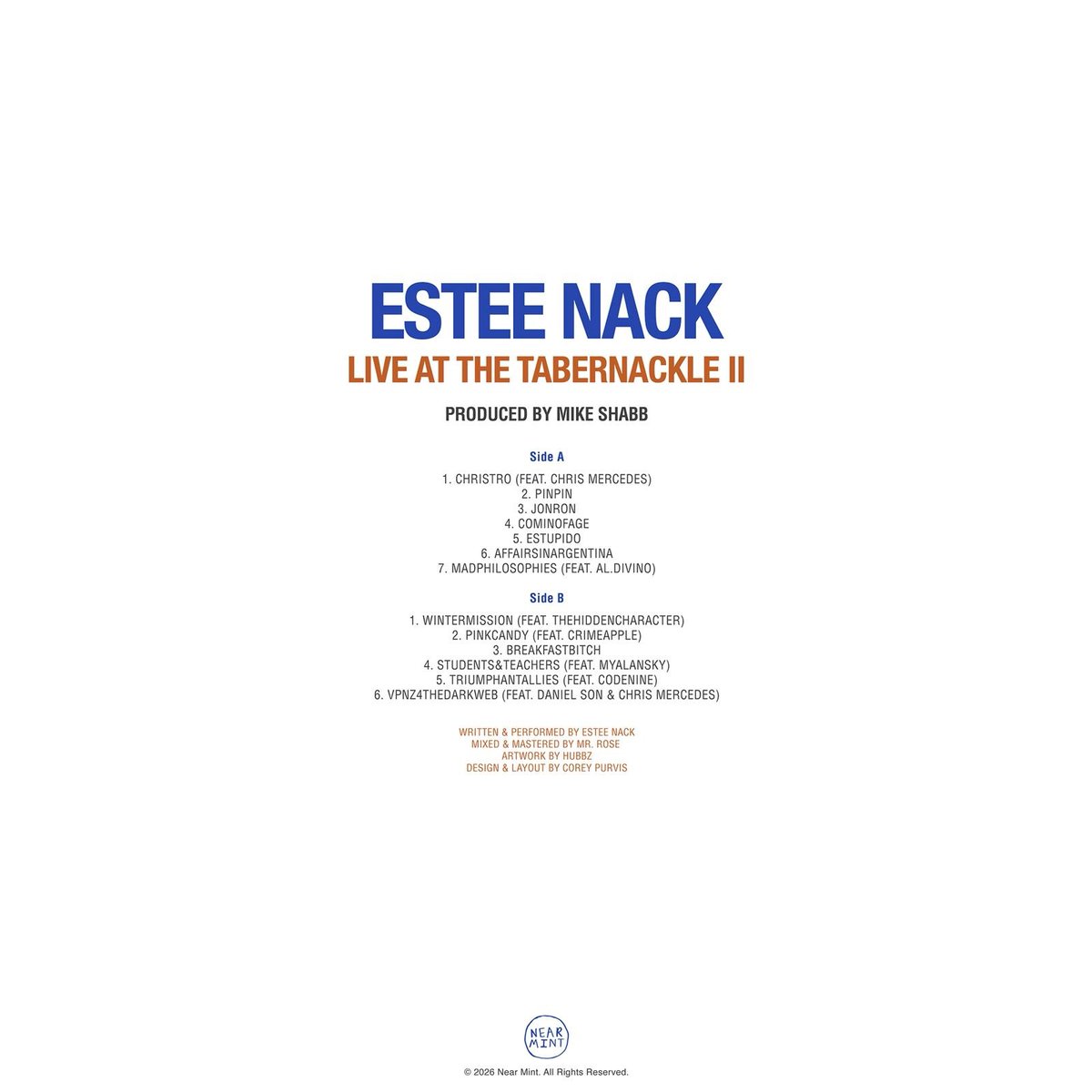 KrisKromanski's tweet photo. "LIVE AT THE TABERNACKLE VOL. II"
@EsteeNack x @Floccon1 🔥
Here we go - it's out! Y'all know this is a REAL banger yo! Expect some heat! Features by @DISSBBM,  @__CRIMEAPPLE__, Chris Mercedes, @THEHIDDENCHARA1, al.divino, @MYALANSKY1 n @RealCodeNine!
👉🏾 https://t.co/YvJUlOfbJi https://t.co/nGXf1Ayhcy