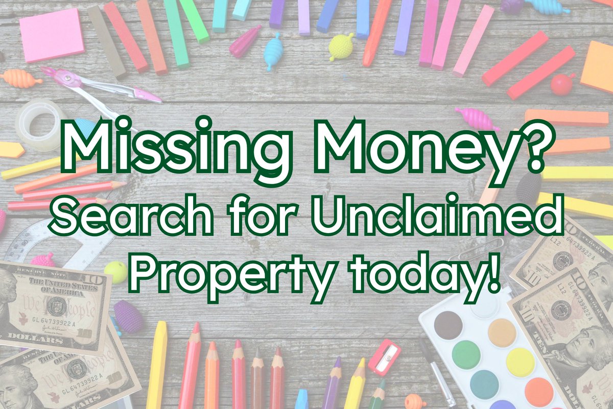 AZDORmedia's tweet photo. Buying school supplies on a budget? 🎒 You might have unclaimed property waiting for you! Take a quick minute to search the AZ Unclaimed Property site and see if you’ve got extra cash to help with those back-to-school costs.
👉 https://t.co/HIBAjeqGHd
#claimyourcash #missingmoney https://t.co/mdMRjVMtF1