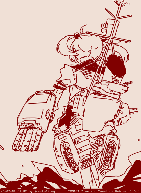 moxtu69_eg's tweet photo. ルーチンワーク #tegaki_dt https://t.co/wABLPxjlve