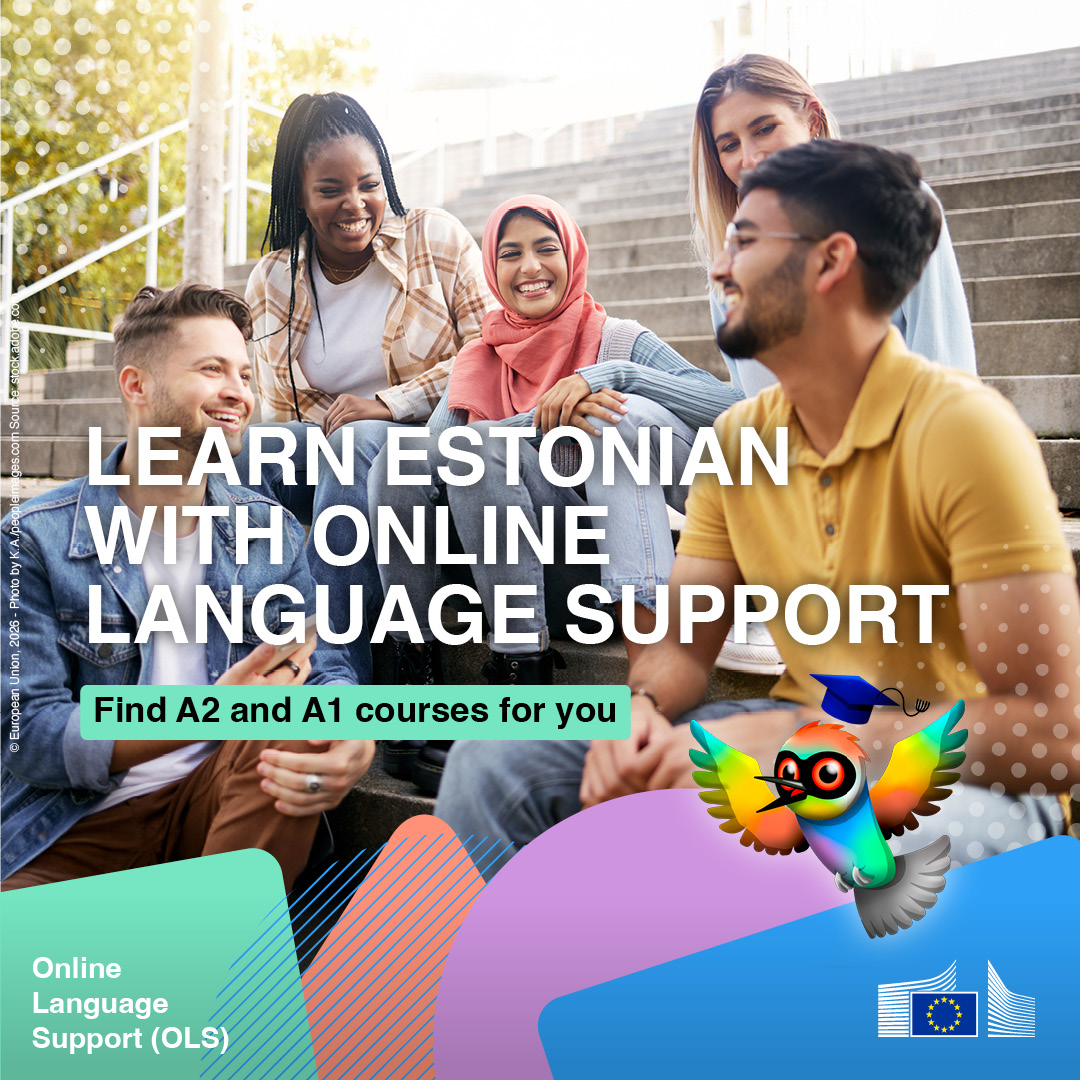 EUErasmusPlus's tweet photo. Estonian has 14 grammatical cases AND a choral singing tradition on the UNESCO heritage list. 🎶

One of Europe's most unique languages, ready for you on OLS. A1 &amp; A2 courses available now.

🎓 Lähme! (Let's go!)
👉 https://t.co/K9H7ZPttDR https://t.co/ndjUDiy0eG
