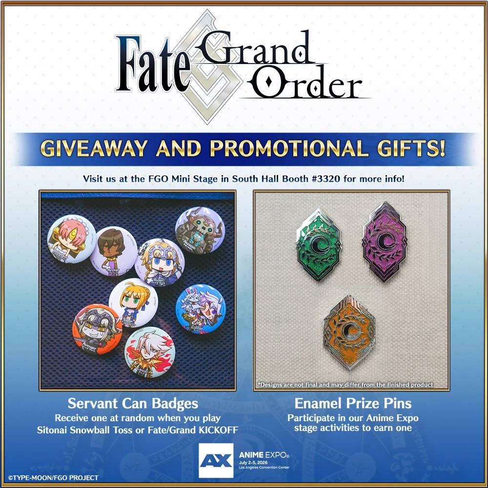 Fate/Grand Order USA on X: 