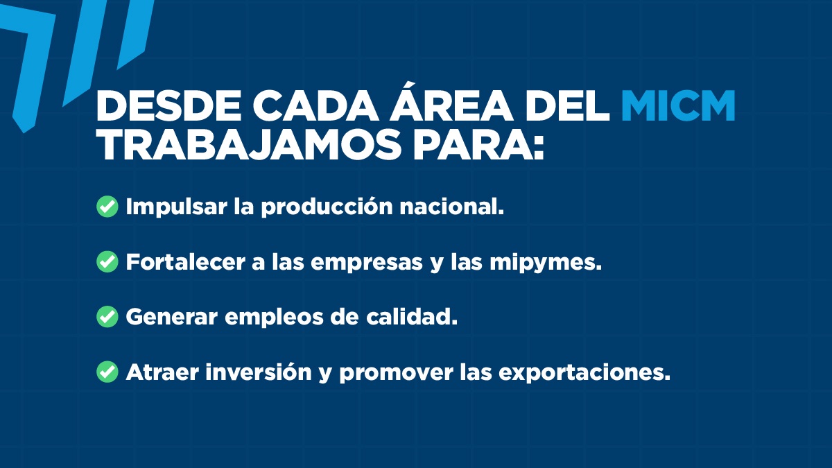 MIC_RD's tweet photo. Hoy celebramos 60 años impulsando el desarrollo productivo de República Dominicana. 🇩🇴​

Bajo el liderazgo de nuestro ministro, Yayo Sanz Lovatón, seguimos fortaleciendo la industria, dinamizando el comercio y creando más oportunidades para nuestras mipymes, exportadores y zonas francas.​

Gracias a cada colaborador, emprendedor y empresario que forma parte de esta historia. 
​
¡60 años construyendo juntos un país más competitivo, innovador y productivo! ​

#60AniversarioMICM #CadaAvanceCuentaUnaHistoria 
#MICM #IndustriasRD