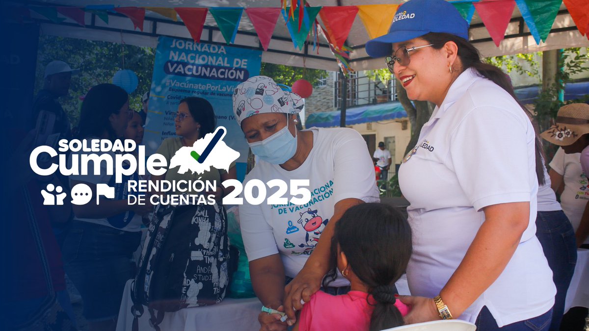 soledadalcaldia's tweet photo. 🔴 ¡Estamos en vivo!

📊 Audiencia Pública de Rendición de Cuentas – Vigencia 2025

Conoce los principales logros, avances y resultados de la gestión liderada por la alcaldesa Alcira Sandoval Ibáñez y acompáñanos en este ejercicio de transparencia y participación ciudadana.

Conéctate aquí 👇

▶️ YouTube
https://t.co/jtCYhUsiKe

📘 Facebook
https://t.co/Y5CaUw2RXO

Soledad cumple ✅ 

#RendiciónDeCuentas2025 #SoledadCumple #Transparencia #ParticipaciónCiudadana #SoledadAvanza